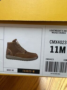 Carhartt Brown Suede Lightweight Wedge Chukka Boots